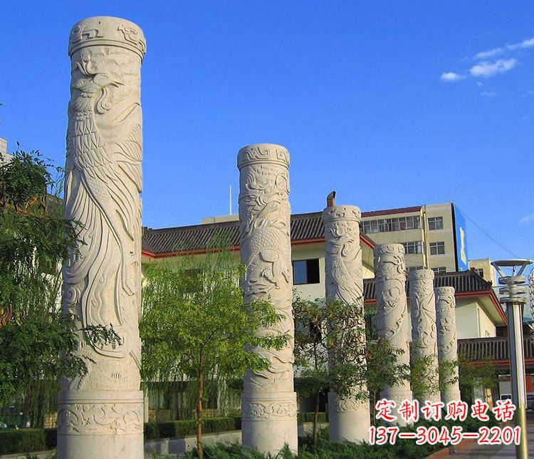 金华中领雕塑:凤凰石雕精美雕塑