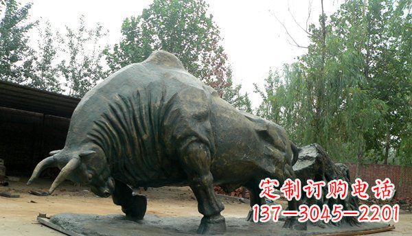 金华铜雕牛雕塑-领雕塑定制