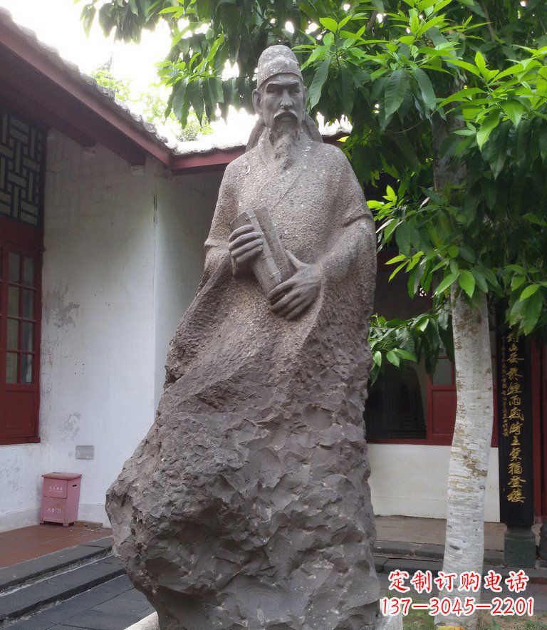金华领先时代的名人铜雕