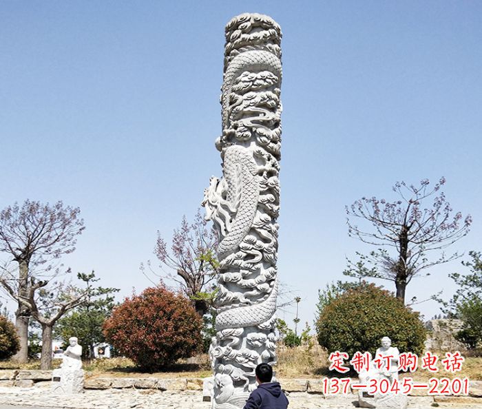 金华欣赏传统工艺的极致雕塑——大理石盘龙柱石雕