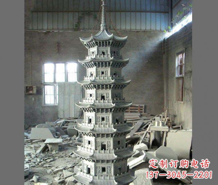 金华多层宝塔石雕,让您的景观更加出彩