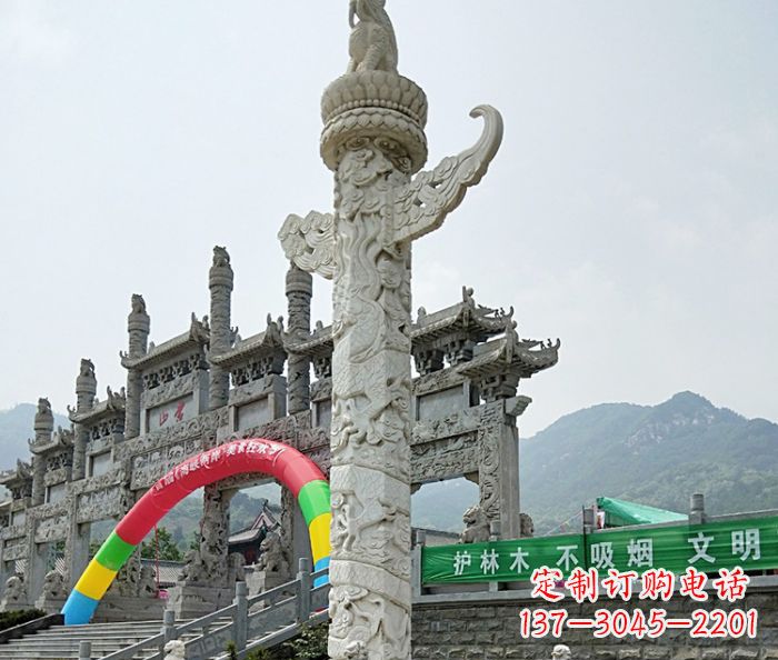 金华中领雕塑汉白玉华表石雕--专业的定制雕塑制作服务