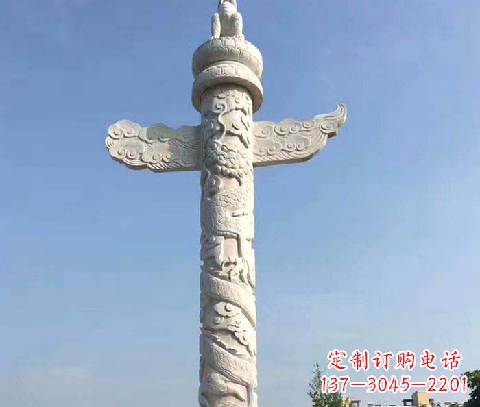 金华广场景观华表石雕