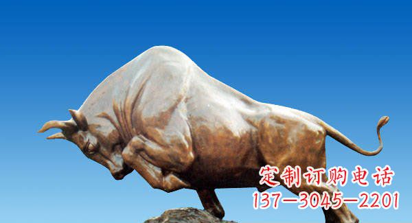 金华中领雕塑定制特色拓荒牛雕塑