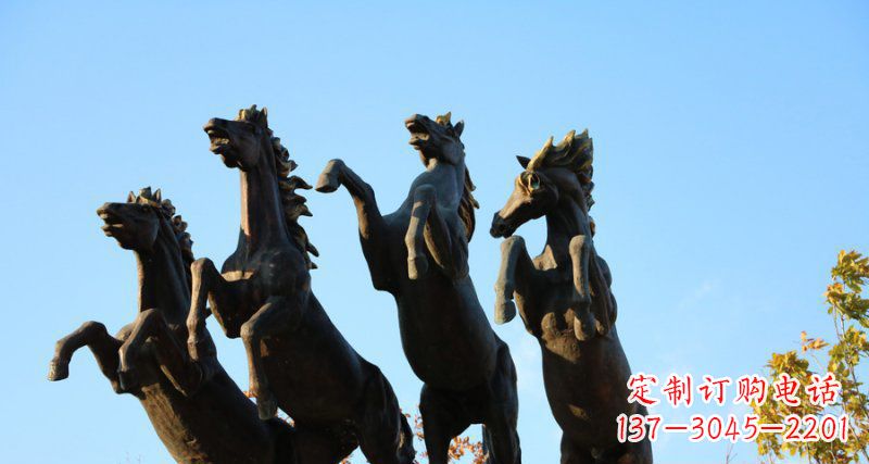 金华广场立马动物铜雕 (2)