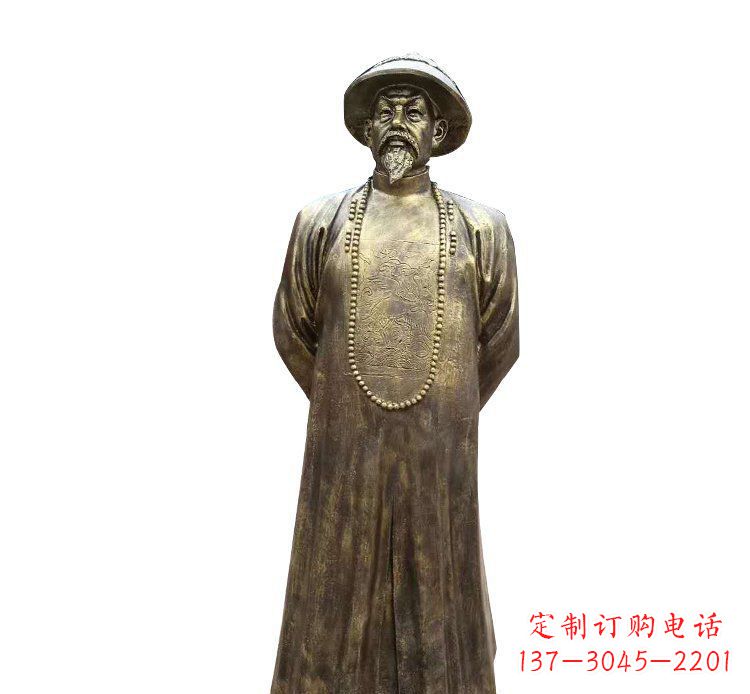 金华广场林则徐铜雕