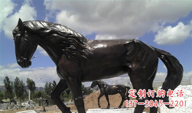金华广场马动物铜雕 (3)