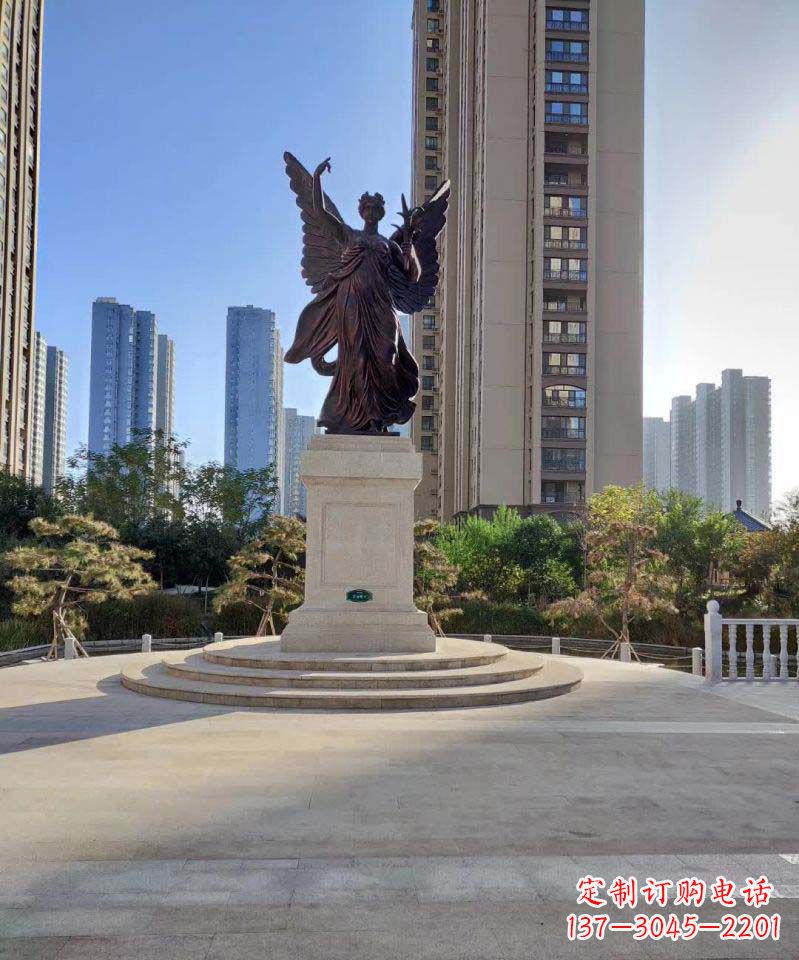 金华中领雕塑:精致的女神铜雕