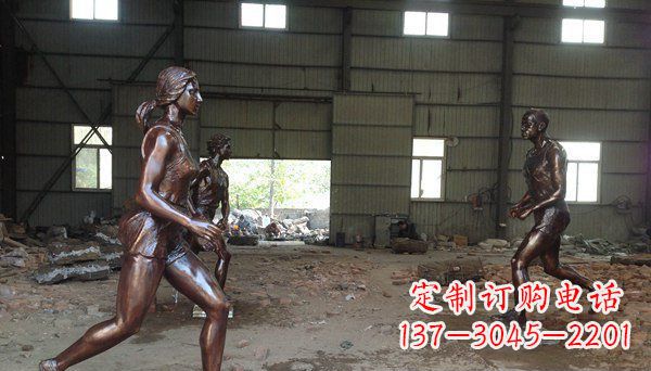 金华专为你而立!雕刻优雅女生铜雕