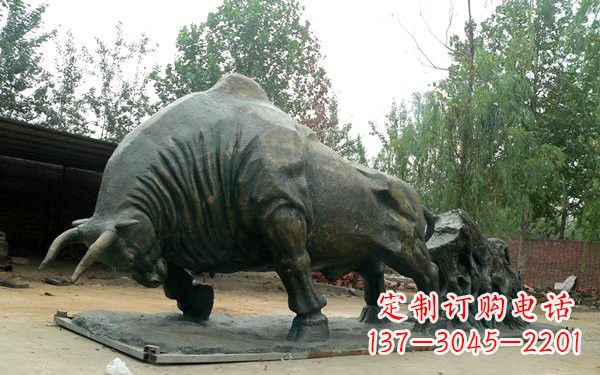 金华新中国拓荒牛铜雕,传承中国传统文化