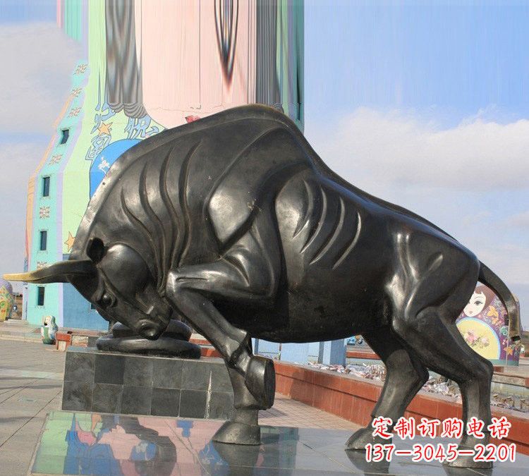 金华广场十二生肖牛铜雕