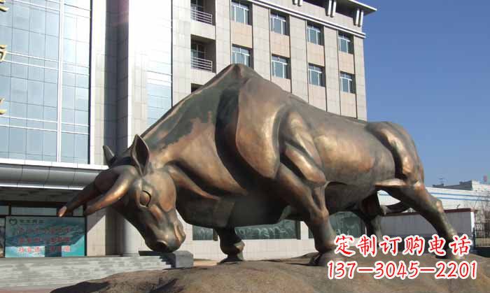 金华拓荒牛铜雕塑——将历史传承到现代