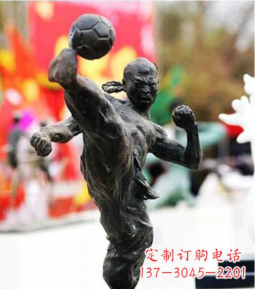 金华足球雕塑:展现无限自由