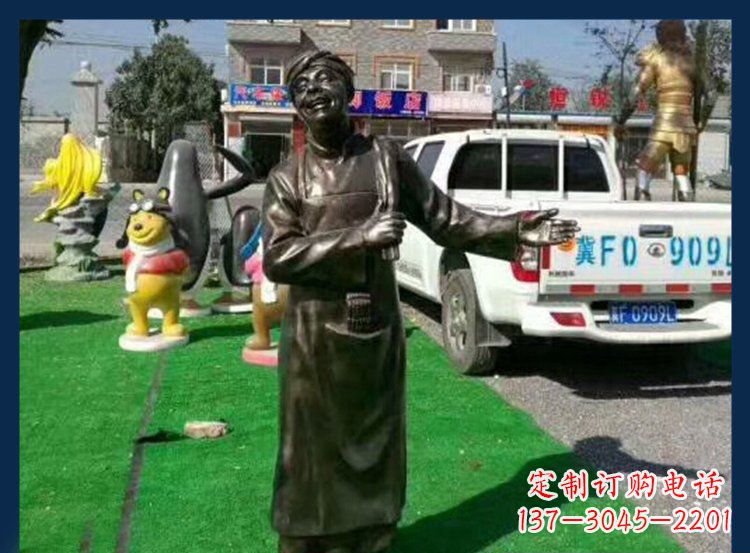 金华专为您打造的店小二雕塑