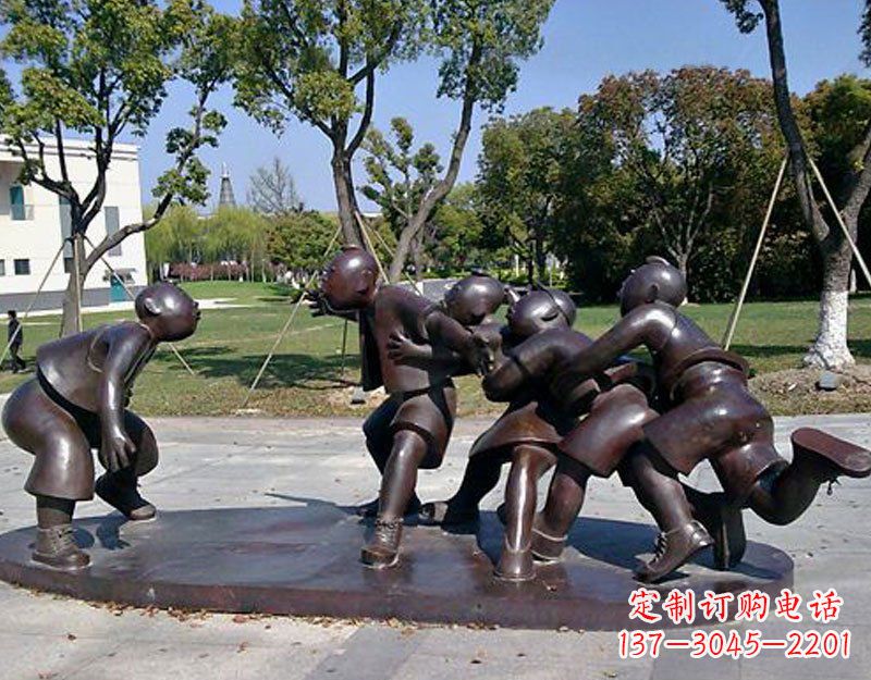 金华中领雕塑老鹰抓小鸡铜雕塑