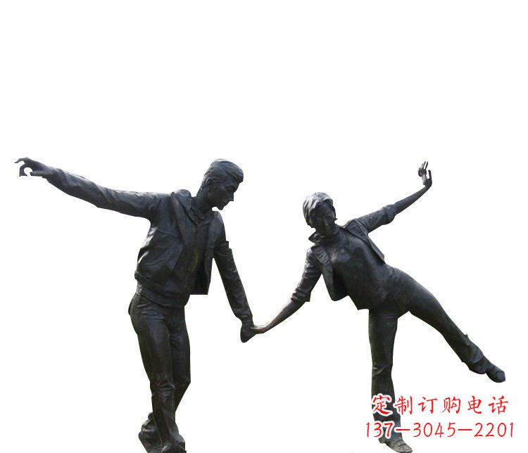 金华铜恋人雕塑,完美呈现浪漫爱情