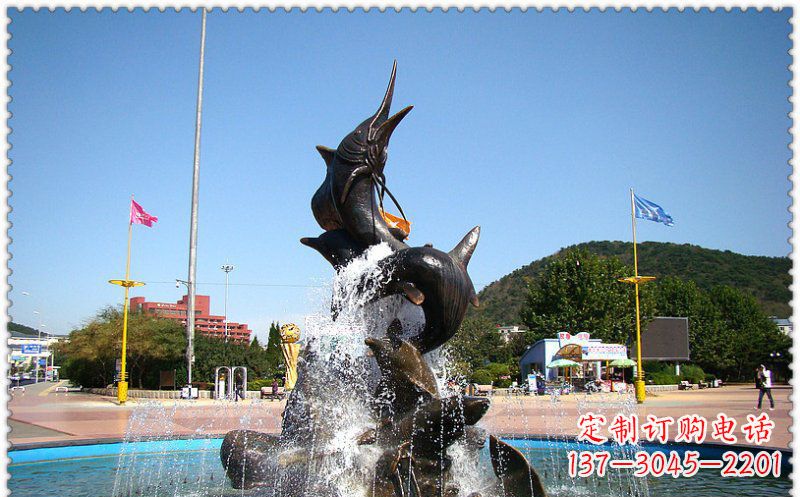 金华铜雕喷泉,引领美观大气