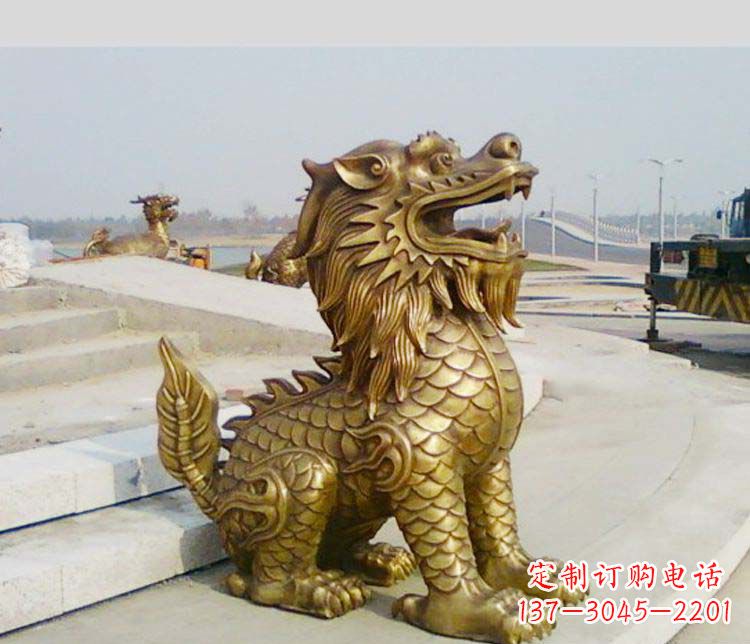 金华狮子雕塑:象征力量,令人肃然起敬