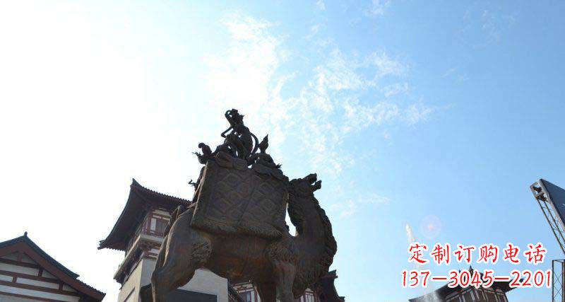 金华山高水长的传说——大型骆驼景观铜雕