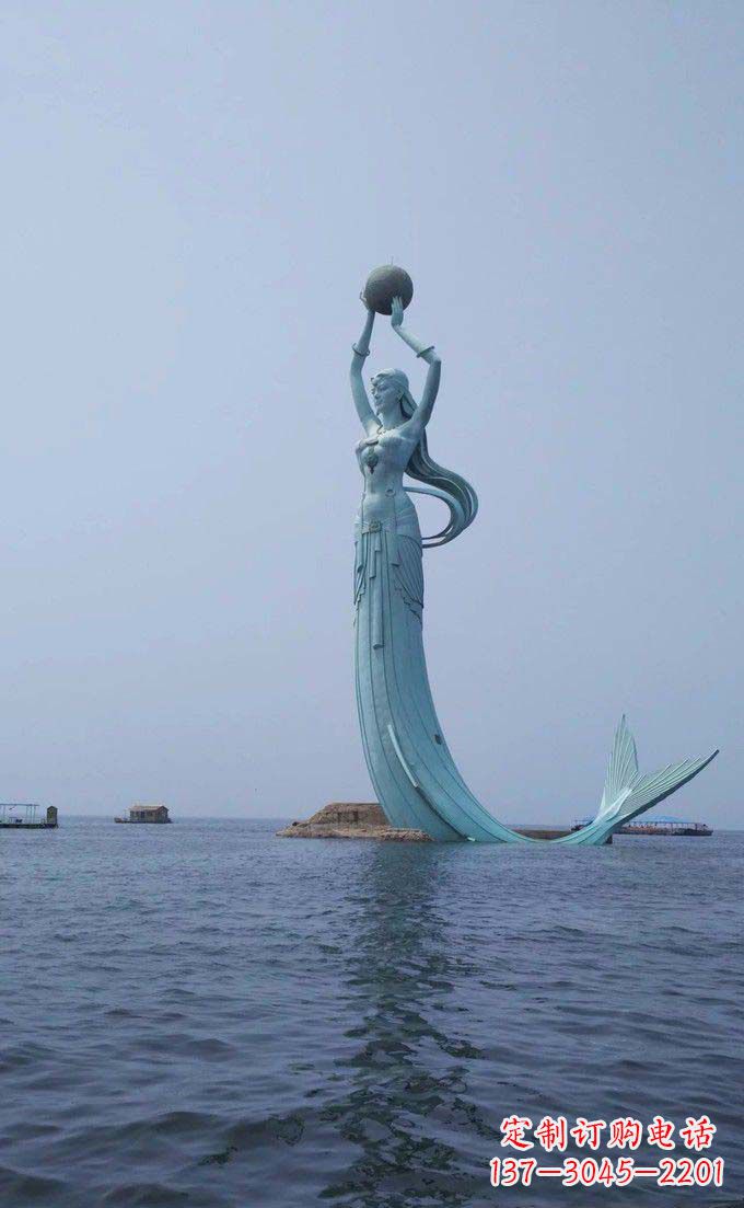 金华海洋美人鱼不锈钢雕塑