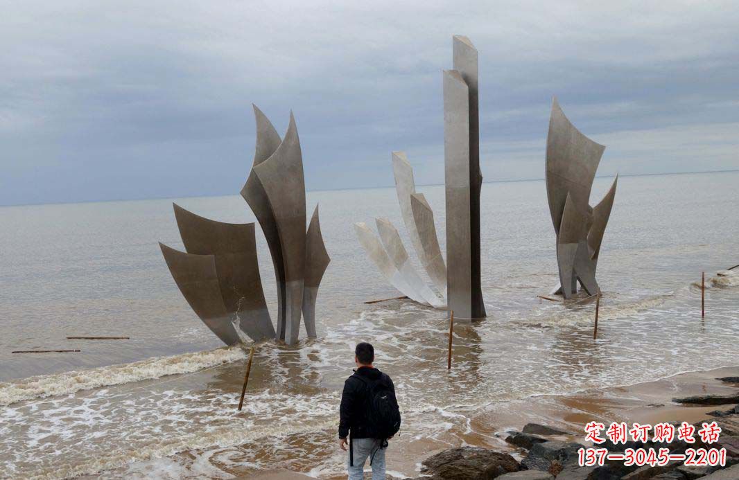 金华海洋船帆雕塑——送给宁静海滩的时刻