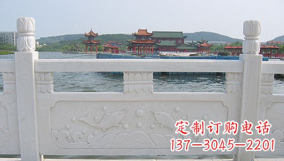 金华海边汉白玉栏板石雕