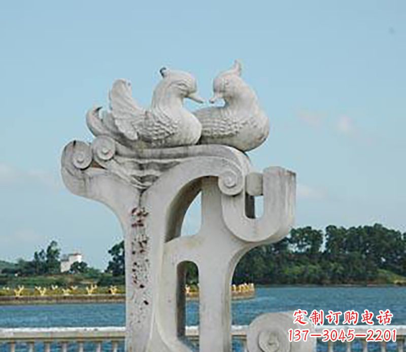 金华海边鸳鸯景观石雕