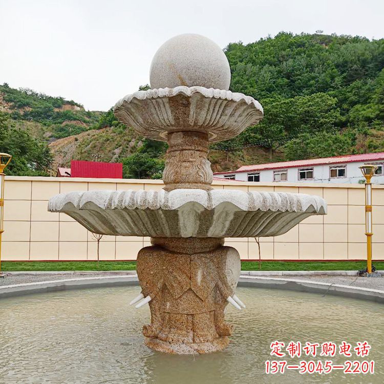 金华海螺石雕喷泉