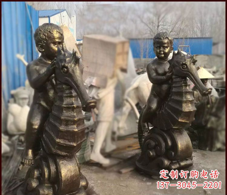 金华海马公园铜马雕塑-专业定制,艺术精致