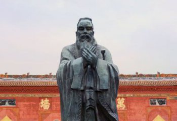 金华广场青铜孔子像铜鼎