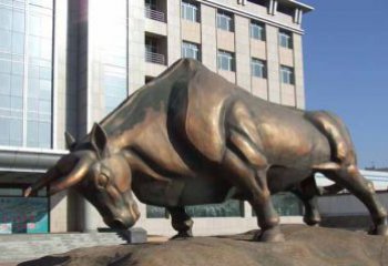 金华拓荒牛铜雕塑——将历史传承到现代