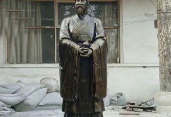 金华扁鹊人物铜雕塑，高雅栩栩如生