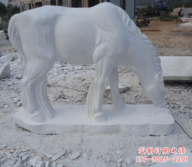 金华汉白玉动物马