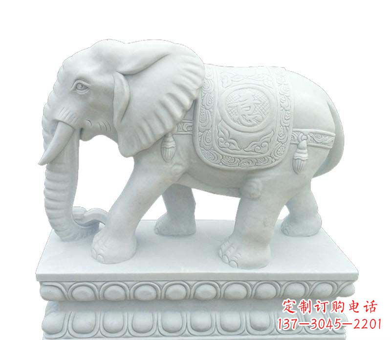 金华汉白玉吉祥大象