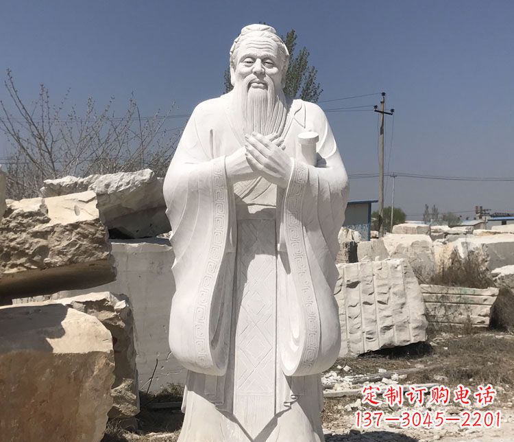 金华儒雅中国风孔子雕塑
