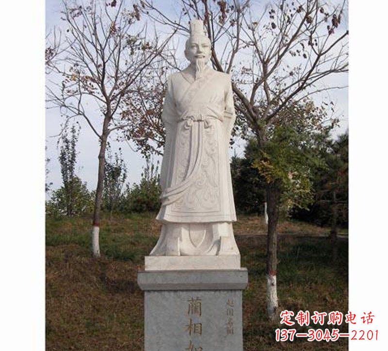 金华领雕塑:精致古代名人石雕