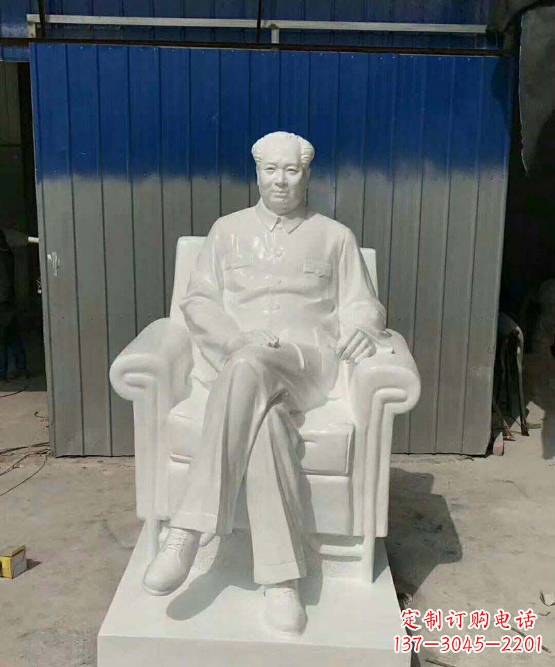 金华中领雕塑打造优雅大气的主席石雕