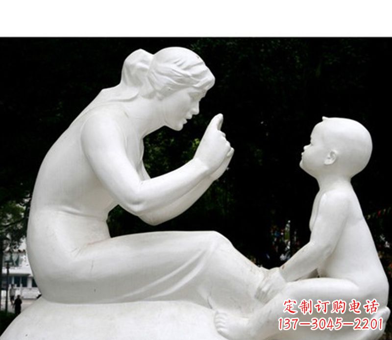 金华中领雕塑,创造传统的母爱石雕