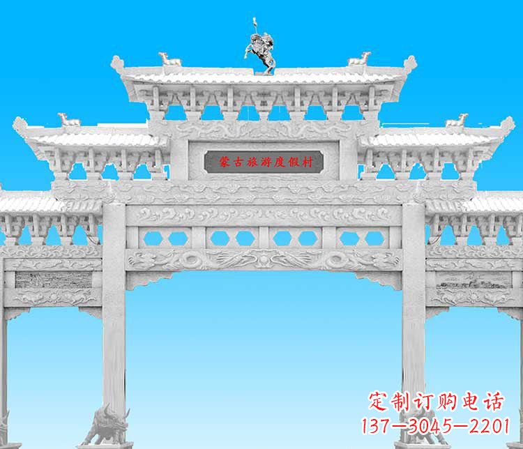 金华汉白玉牌楼雕塑