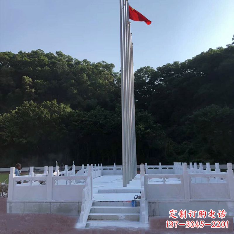 金华中领雕塑是一家专业定制汉白玉石雕国旗台的…