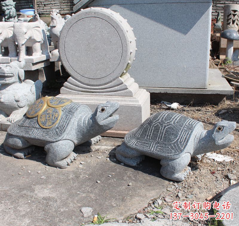 金华质朴弥足细节的乌龟雕塑