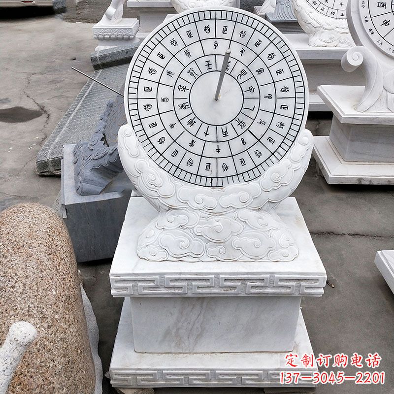 金华汉白玉石日晷雕塑，专属的精美记忆
