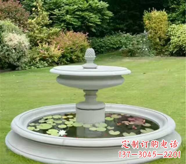 金华紫罗兰汉白玉喷泉雕塑