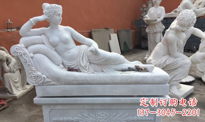 金华中领雕塑汉白玉女人雕塑将精湛的雕刻技艺与…