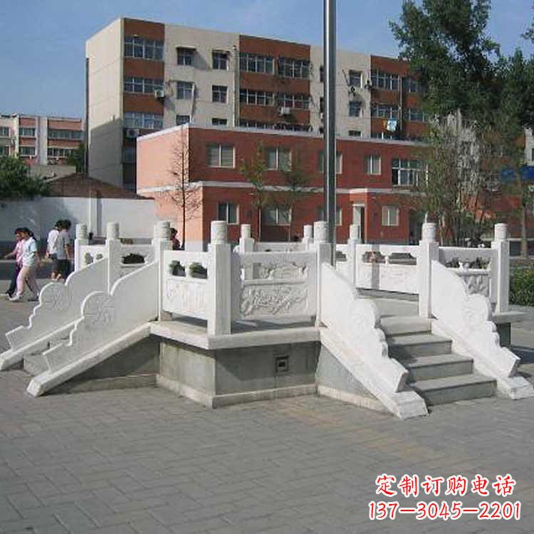 金华汉白玉学校升旗台雕塑