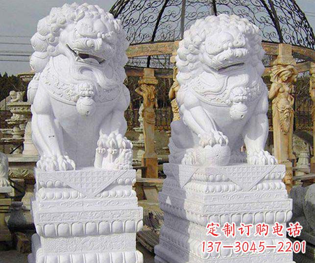 金华历久弥新的狮子石雕