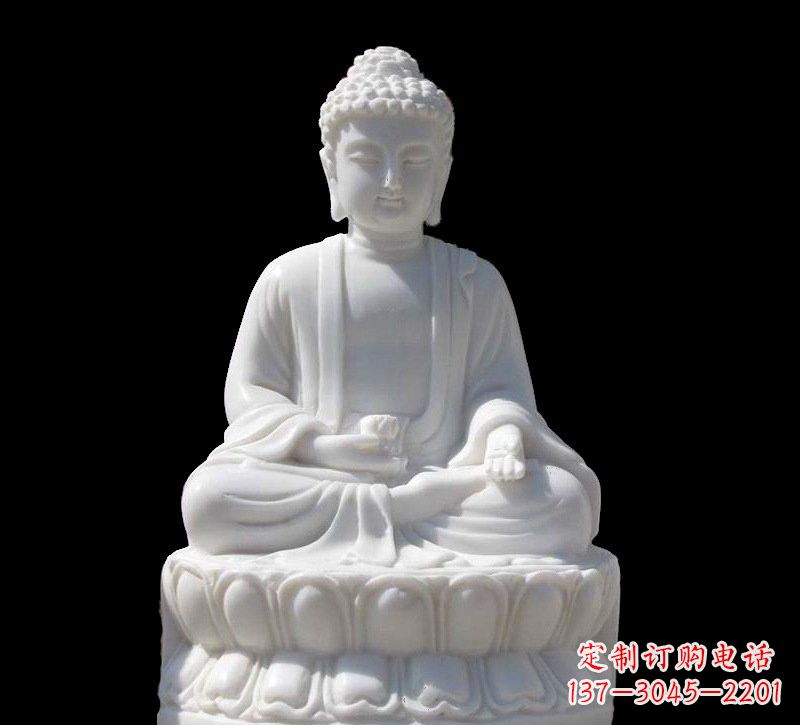 金华高品质汉白玉如来雕塑