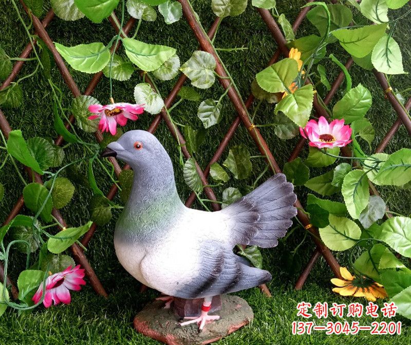 金华铁饰和平,艺术和爱的和平鸽雕塑