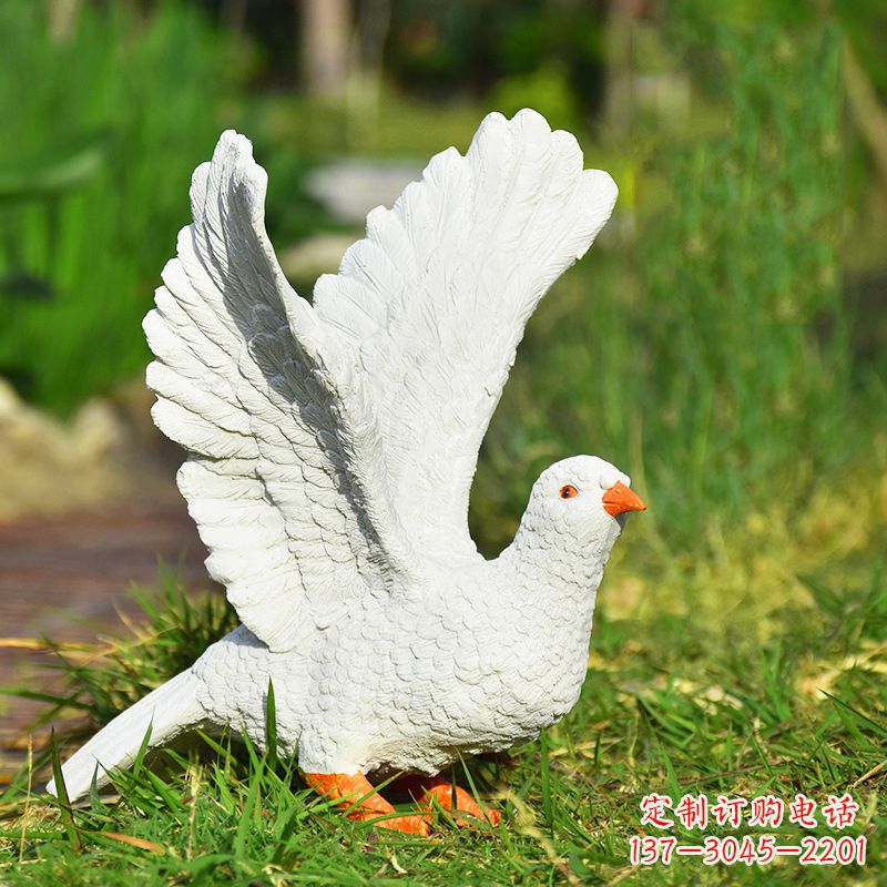金华传递和平的记忆,赠送给世界的和平鸽雕塑