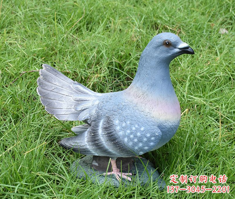 金华传递和平信息的和平鸽雕塑